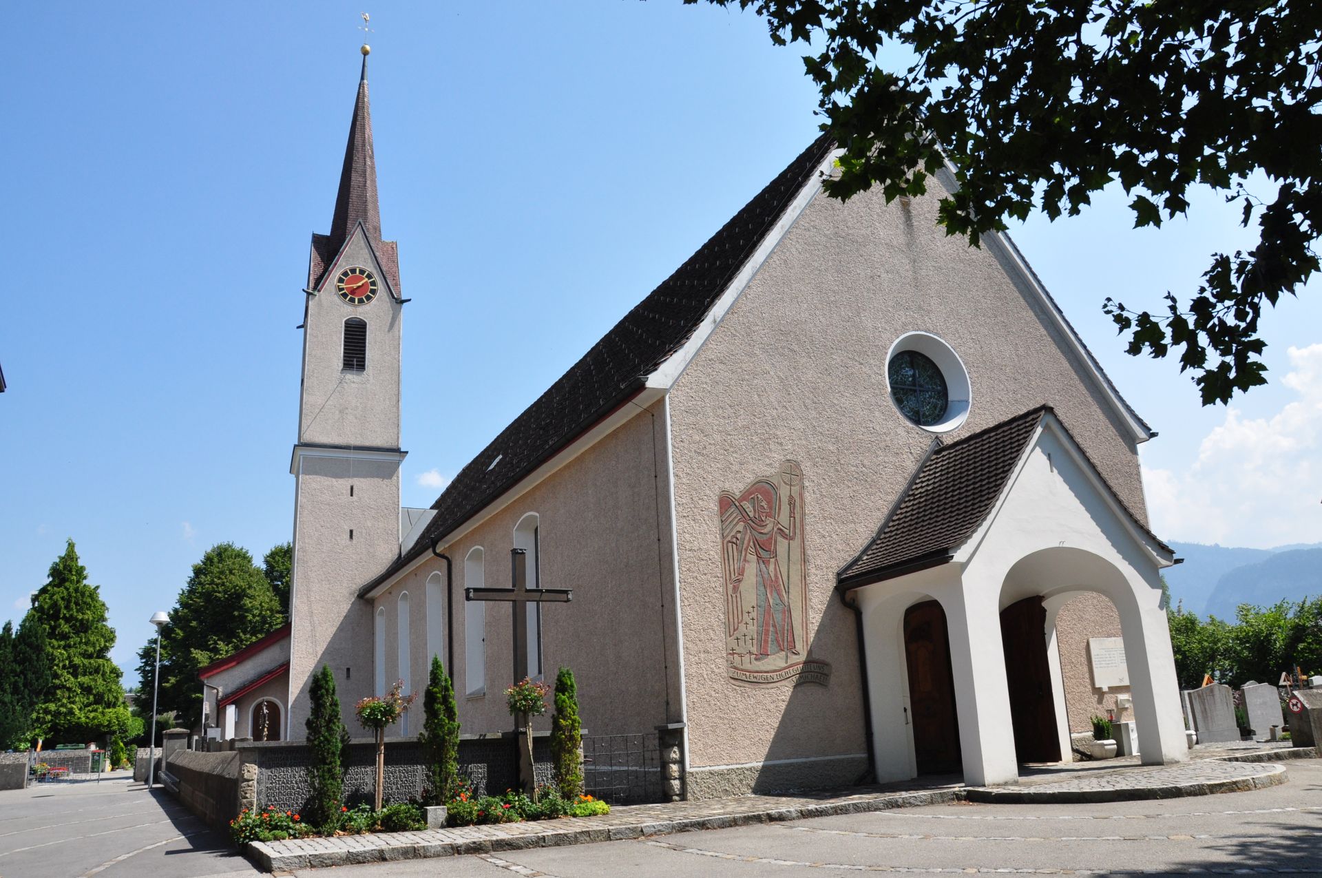 Neue Apostel in der Pfarrkirche M?der - gemalt von Lukas K?b, Klaudia Kozma und Lukas Frankenberger